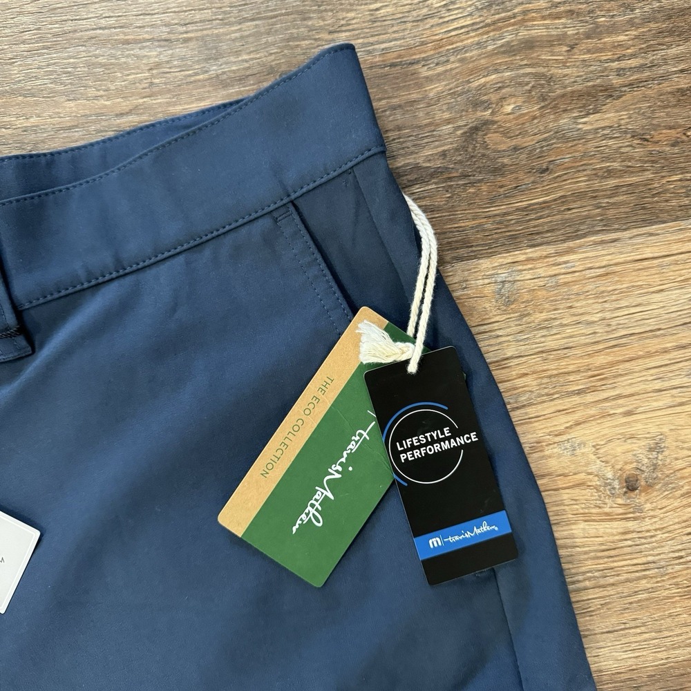NWT Travis Mathew Wanderlust Shorts Men's Sz 42 Navy Blue Golf Casual - Picture 3 of 8